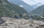 रसुवागढी हुँदै भोटेकोशीमा भीषण बाढी, तटिय क्षेत्रका बासिन्दालाई सतर्कता अपनाउन प्रशासनको अपिल