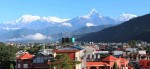 पोखराबाट देखिएको हिमश्रृङ्खला: खुल्ला मौसमले फेरि मोहनी लगायो