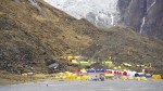 पदमार्गका लागि अन्नपूर्ण आधार शिविरमा पर्यटकको चहलपहल