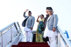 सम्माननीय प्रधानमन्त्री केपी शर्मा ओली स्वदेश फर्किनु भयो