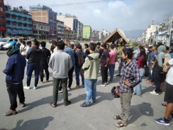 काठमाडौँ उपत्यका प्रदर्शनकारीको कब्जामा, समाखुशी चोकमा व्यापक विरोध प्रदर्शन