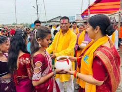 जलेश्वर–३, मलिवारामा यस वर्ष पनि काली पूजाको भव्य कलश शोभायात्रा सम्पन्न