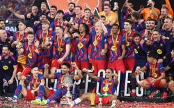 रियल म्याड्रिडलाई हराउँदै बार्सिलोनाले स्पेनिस सुपर कप जित्यो