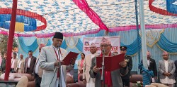 लुम्बिनीमा मुख्यमन्त्रीसहित आठ मन्त्रीले लिए शपथ