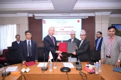 नेपाल–जापानबीच कोटेश्वर चोक सुधारका लागि ऋण सम्झौतामा हस्ताक्षर