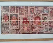 स्थानीय तहमा कला गोष्ठी गर्दै प्रतिष्ठान