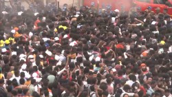 भारतको ओडिसास्थित पुरीमा आयोजित रथ यात्रा हजारौं सहभागी