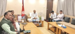 ‘रेन’ परियोजनाबारे मुख्यमन्त्रीसँग छलफल