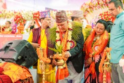 विराट ज्ञान महायज्ञमा आज देशभरबाट चित्रकार र कविको जमघट भएको छ ।