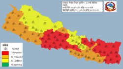 मनसुन थप सक्रियः बिहीबारसम्म सावधानी अपनाउनु पर्ने