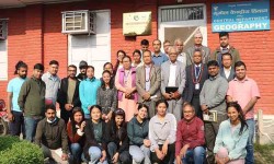 त्रिवि भूगोल केन्द्रीय विभागमा माटो परीक्षण तालिम