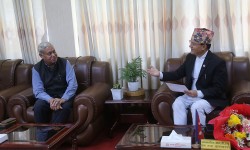 भारतीय राजदूतले भेटे वनमन्त्री