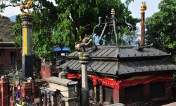 दोलखा भीमसेनको शिलामा आयो साढे २ घण्टा पसिना, गरियो क्षमा पूजा  