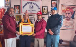 महर्षी दिपक प्रतिष्ठानद्वारा समाजसेवी गजुरेल सम्मानित