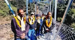 राउते खोलामा पक्की पुल निर्माणले नागरिकलाई सहज