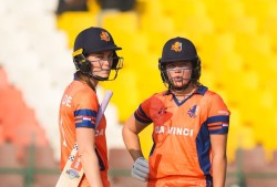 नेदरल्यान्ड्सले नेपाललाई टी–२० ग्लोब क्वालिफायरमा १४१ रनको लक्ष्य प्रस्तुत