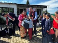 सहाराविहीन बालबालिकाको सहारा बन्दै रोङ गाउँपालिका