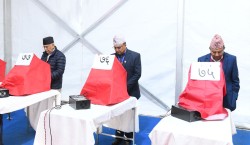 एमाले महाधिवेशनमा मतदान अन्तिम चरणमा,