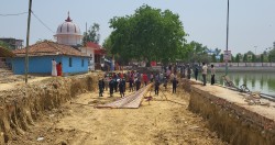 स्व.रामनारायण मिश्र स्मारक निर्माण विवादमा अदालतले दियो काम रोक्न आदेश