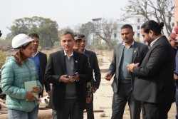 संसद् भवन परिसरमा जेन–जी सहिदहरूको सालिक निर्माणको सम्भाव्यता खोज्न गृहमन्त्रीद्वारा निरीक्षण