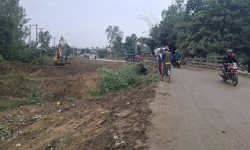 नेपालगञ्ज–गुलरिया सडकमा चार ‘लेन’को पुल निर्माण हुँदै
