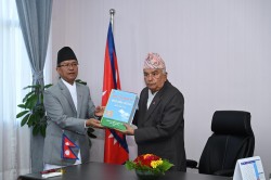 राष्ट्रपतिसमक्ष अख्तियारको वार्षिक प्रतिवेदन पेस