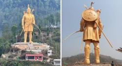 बुईपामा बन्यो विश्वकै ठुलो यलम्बरको सालिक 