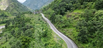 खुल्यो मुर्कची-रौता-जाँते ग्रामीण सडक