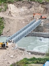 हुम्लाको लोती कर्णालीमा बेलिब्रिज निर्माण सम्पन्न, आवागमन सहज