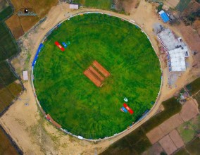 रूपन्देहीमा बन्ने क्रममा ‘एक्स्ट्राटेक ओभल’ अन्तर्राष्ट्रिय क्रिकेट मैदान — नेपाली क्रिकेटको नयाँ माइलस्टोन