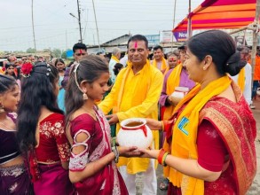 जलेश्वर–३, मलिवारामा यस वर्ष पनि काली पूजाको भव्य कलश शोभायात्रा सम्पन्न