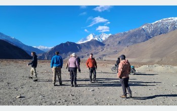 मुस्ताङमा सन् २०२५ मा विदेशी पर्यटक १८ प्रतिशतभन्दा बढीले वृद्धि