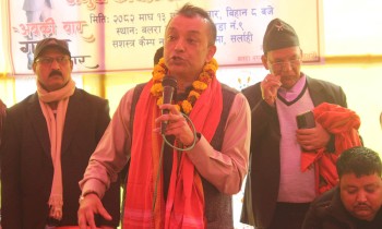 कांग्रेसले भ्रष्टाचारमा मुछिएका व्यक्तिको नाता र नेता हेर्दैन : सभापति थापा