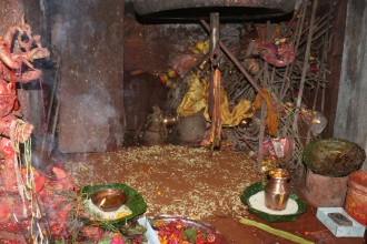 गोरखा दरबारको दसैँघरमा जमरा राखियो