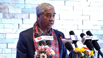 चीनको खिलाफमा नेपालको भूमि प्रयोग गर्न दिइने छैन+: सभापति देउवा