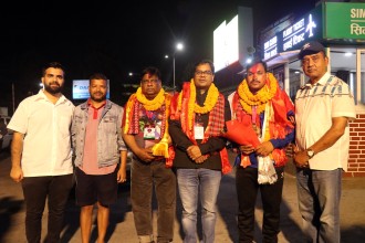 भारतमा कांस्य पदक जितेर स्वदेश फर्किए कुस्ती खेलाडी सुरेश चुनार