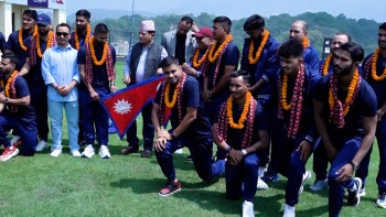 स्कटल्याण्डमा हुने सिरिजका लागि नेपाली क्रिकेट टोलीको बिदाइ