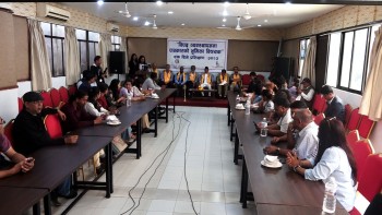 विपद व्यवस्थापनमा पत्रकारको भूमिका अग्र स्थानमा छ  मन्त्री लेखक