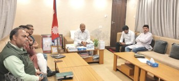 ‘रेन’ परियोजनाबारे मुख्यमन्त्रीसँग छलफल