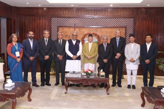 प्रधानमन्त्रीसँग भारतका वनमन्त्रीको शिष्टाचार भेट