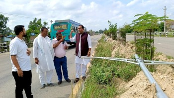 सडक बत्तीको गुणस्तर अनुगमनमा मधेश प्रदेशका ऊर्जामन्त्री