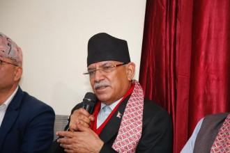 एक लाख विरुवा रोप्ने अभियानमा प्रचण्डको साथ