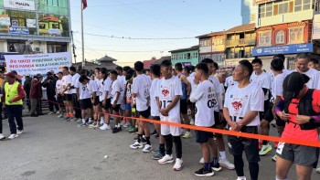 रेड पाण्डा म्याराथनमा नेपाली सेनाका गजिन्द्र राई प्रथम