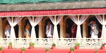 राष्ट्रपति पौडेलले श्रीपञ्चमीको अवसरमा हनुमानढोकामा वसन्त श्रवण गरे