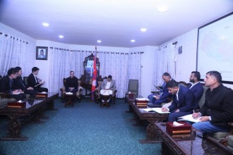 सभामुख घिमिरेसँग चिनियाँ राजदूतको बिदाइ भेट