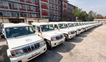 भारतले फागुन २१ को निर्वाचनका लागि नेपाललाई ६१ गाडी उपहारमा दिएको