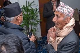 एमाले अध्यक्ष ओलीलाई पितृशोक