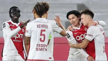 १० खेलाडीमा सीमित मोनाकोसँग पीएसजी पराजित