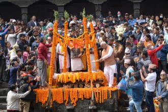 रास्वपा सभापति लामिछानेद्वारा श्रद्धाञ्जलि