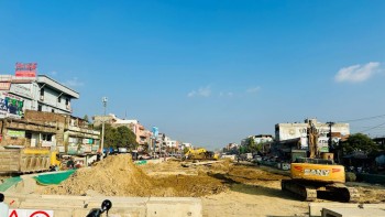 लहानमा रोकिएको ‘ओभरपास’ निर्माण सुरु